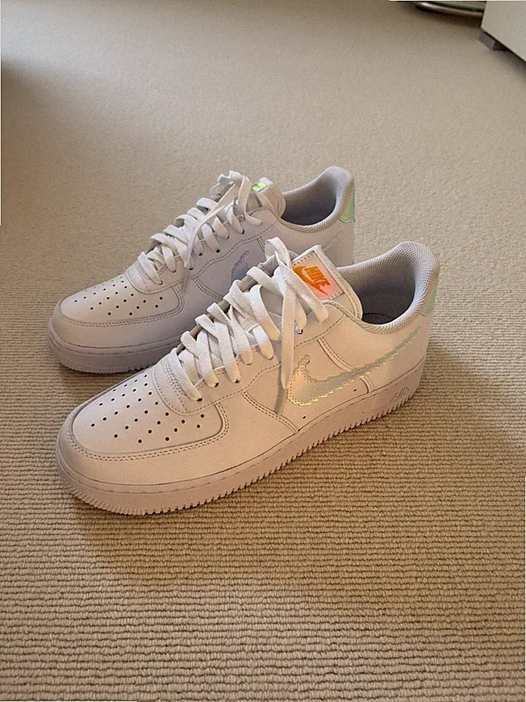 Nike Air Force 1 '07 LV8 Herren Sneaker Sportschuh Weiß EU 45 Freizeit