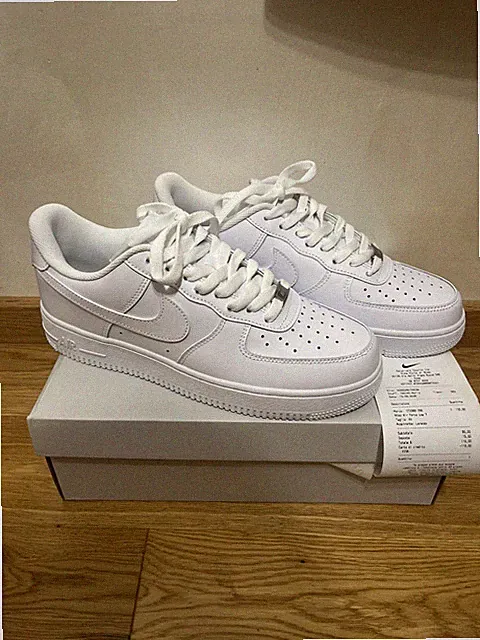 Nike Air Force 1 Low White / Weiß 44 EUR