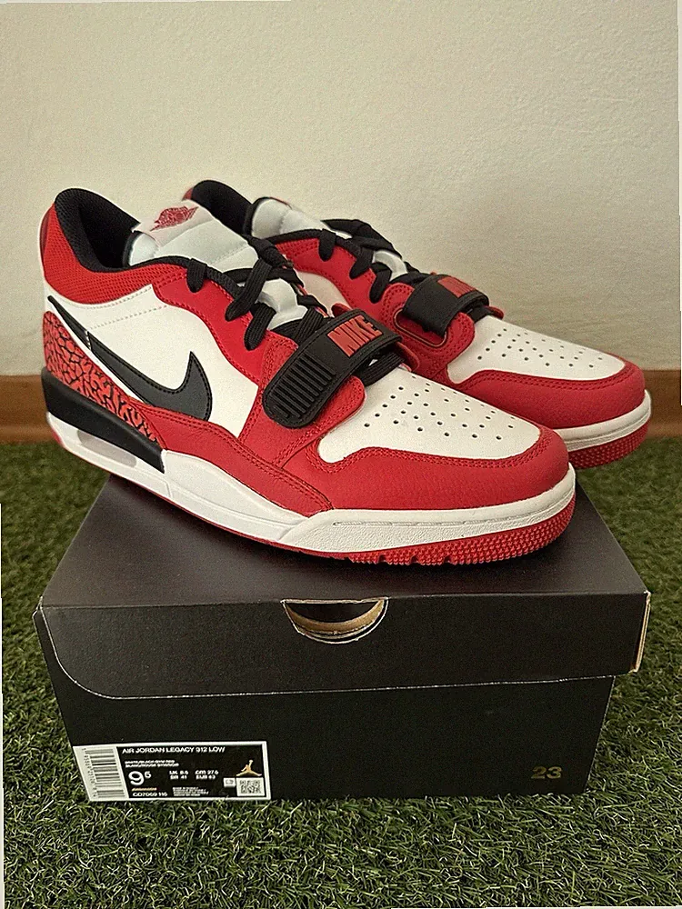 Nike Air Jordan 1 Legacy 312 Low EU 43 US 9.5 Herren Schuhe Rot Sport Basketball