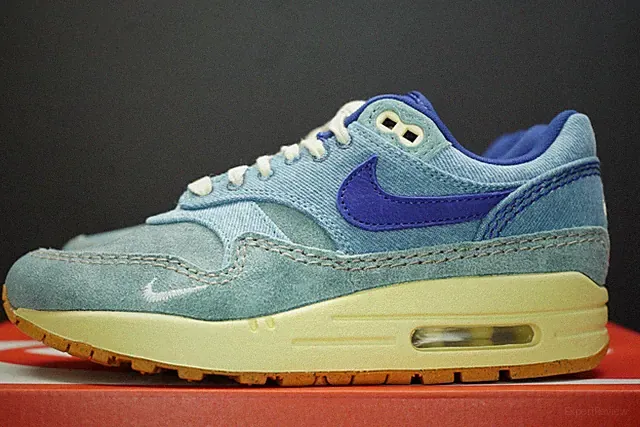 Nike Air Max 1 Premium PRM Dirty Denim Schuhe DV3050 300 royalblau versch. Größen