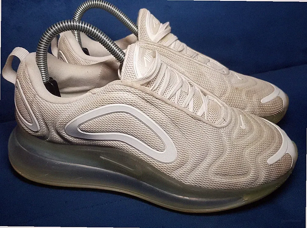 Nike Air Max 720 Bubble Laufschuhe Weiß Schnürschuhe Sneaker Herren Uk 5