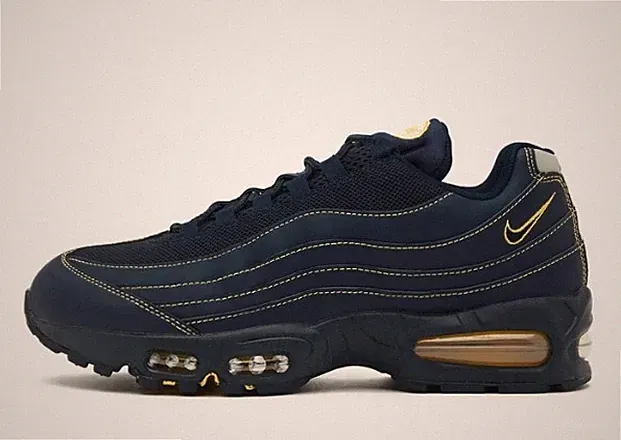 Nike Air Max 95 Sneaker UK 9 Blau - Designer Nike Schuhe / Footwear