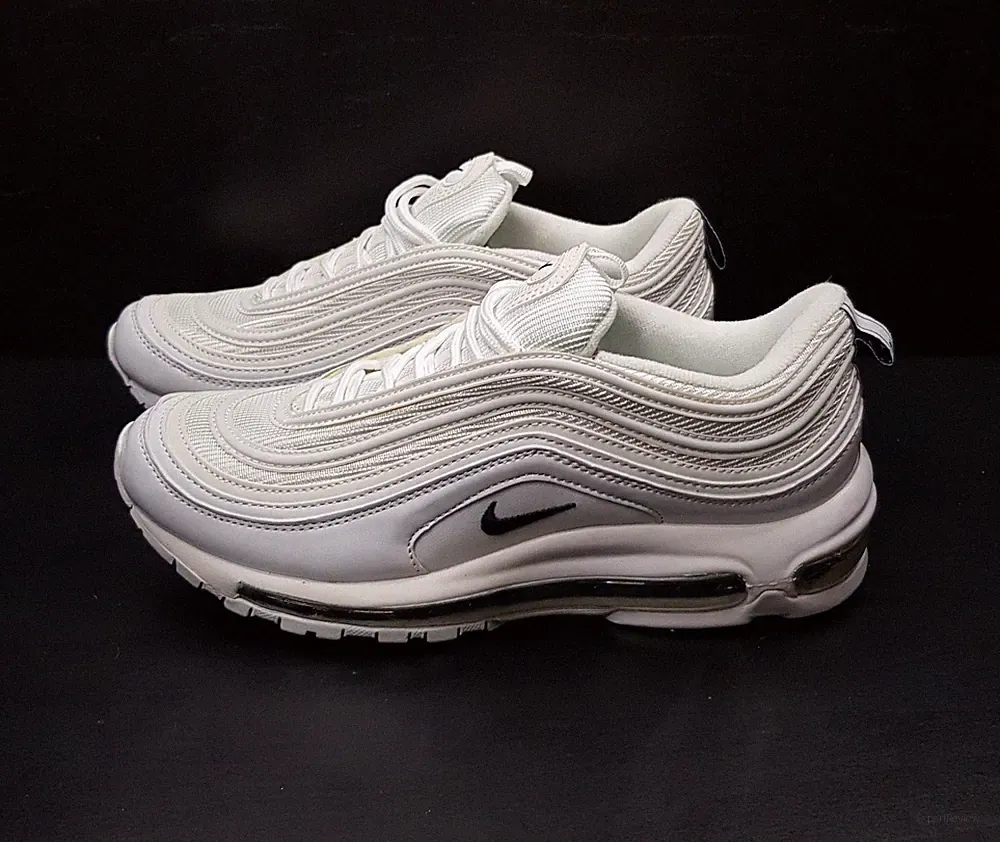 NIKE AIR MAX 97 GRÖSSE 7 UK EUR41 HERREN DAMEN WEISS LOW TOP SNEAKER SCHUHE SNEAKER