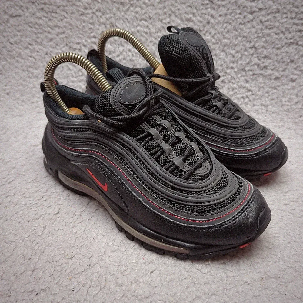 Nike Air Max 97 Sneaker Damen UK 4 EU 36,5 Schwarz Rot Laufschuhe DJ4615-001