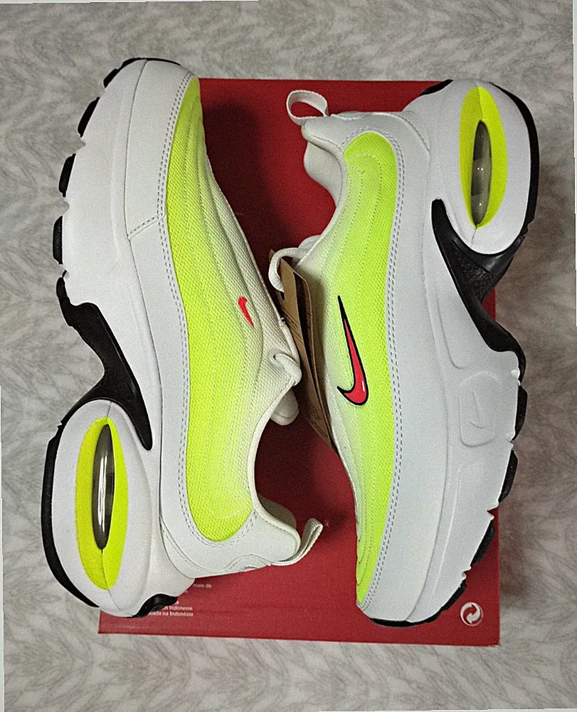 Nike Air Max Portal Damen Sneaker Laufschuhe Weiß/Gelb EU 40 HF3053-104