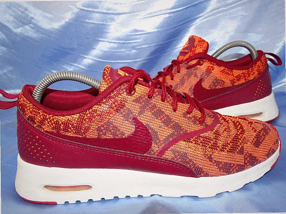 Rote Nike Laufschuhe für Damen