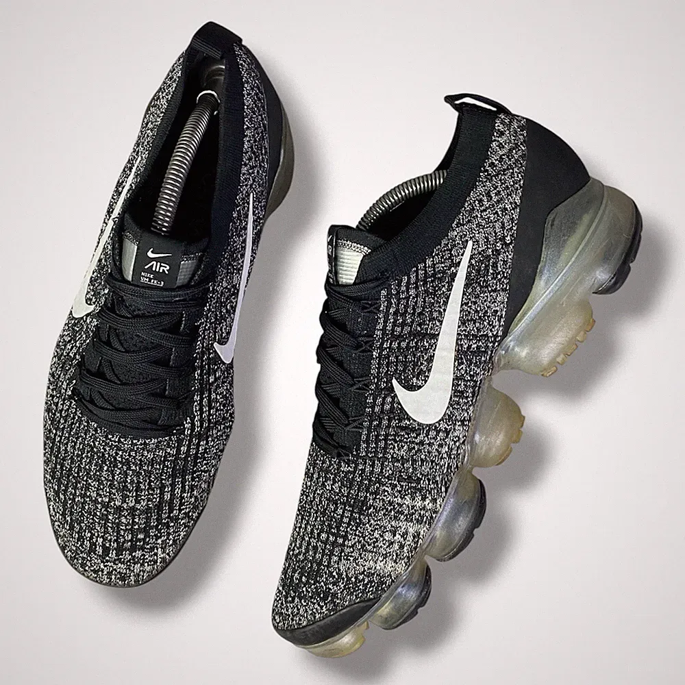 Nike Air VaporMax Flyknit 3 AJ6900-002 Grau Oreo Laufschuhe Herren US 10