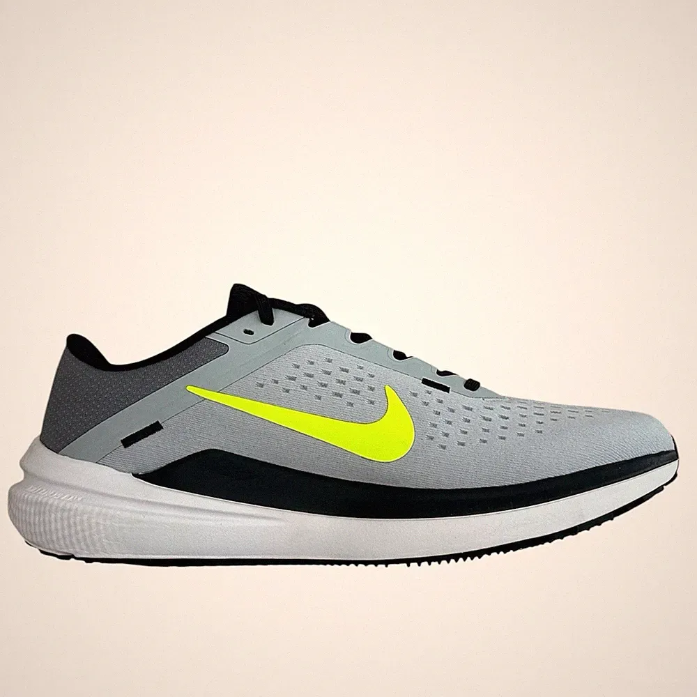 Nike Air Winflo 10 Herren Laufschuhe Grau Volt Gelb DV4022-007 Sneaker Sport NEU