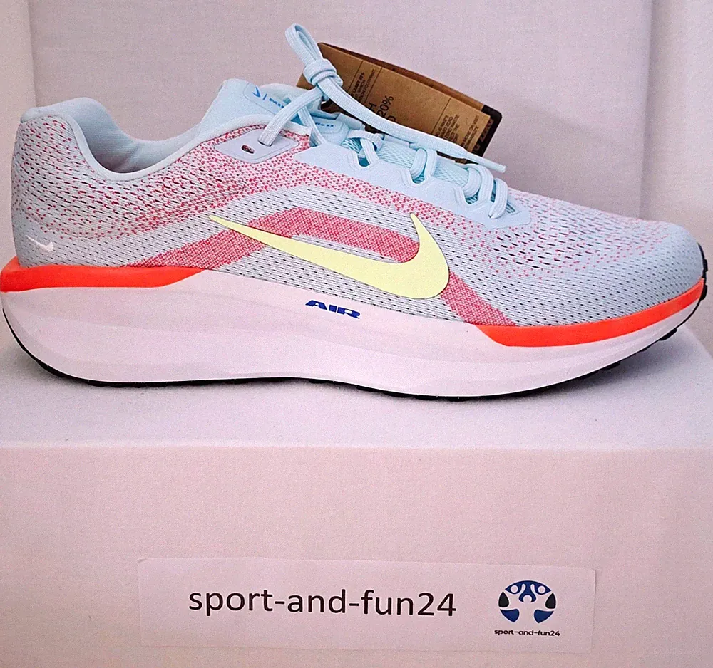 Nike Air Winflo 11 Laufschuh FJ9509-402 Weiß/Rot Gr. 48,5