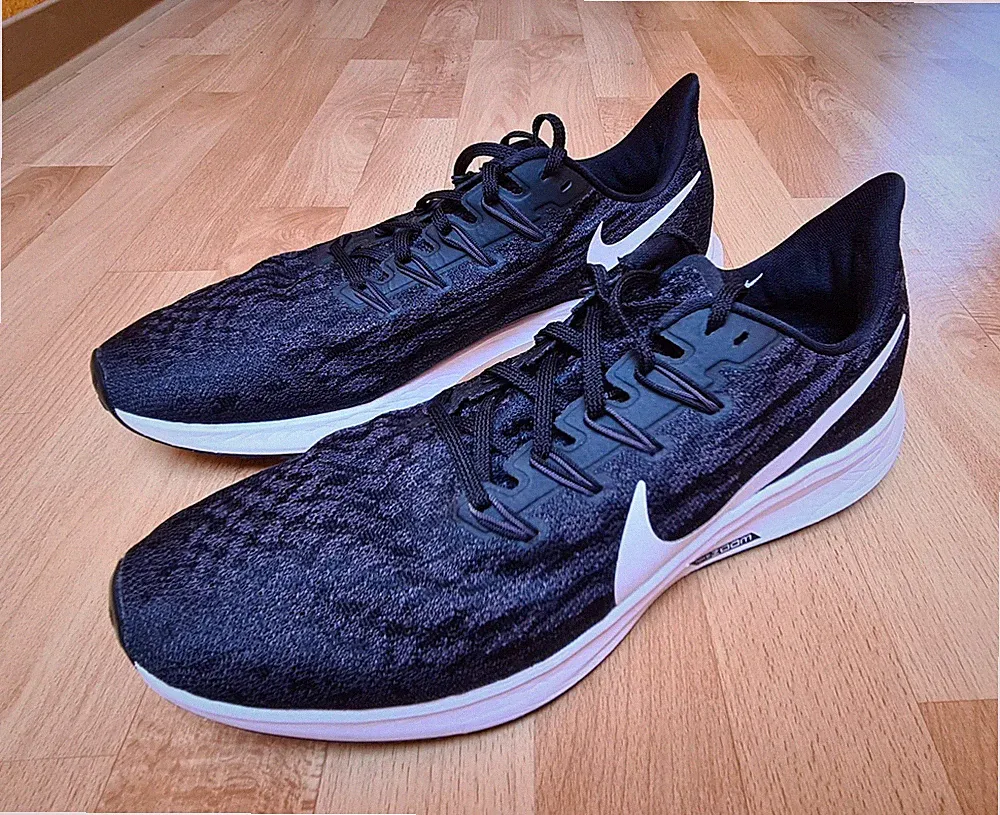 NIKE Air Zoom Pegasus 36 Laufschuh Running Sneaker Schwarz/Weiß Gr. 45 NEUw