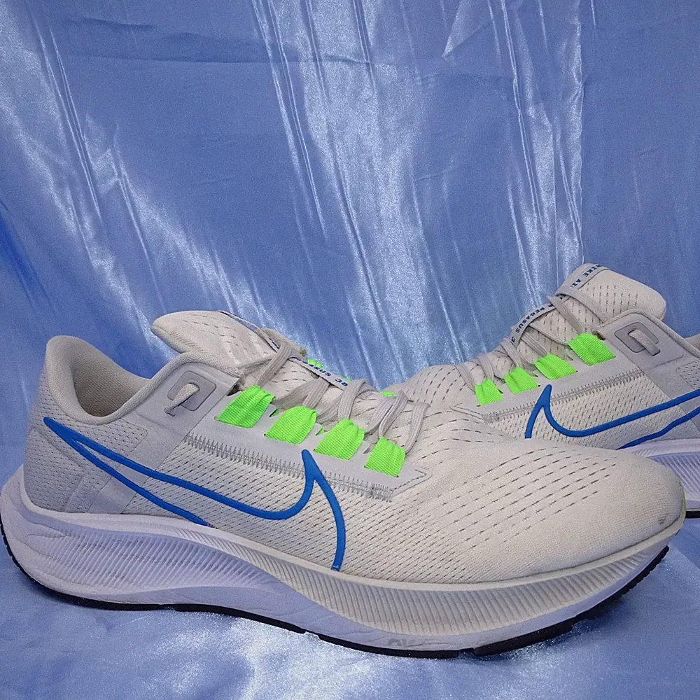 NIKE AIR ZOOM PEGASUS 38 LAUFSCHUHE GR 47,5 HERREN SCHUHE GRAU FREE SNEAKER