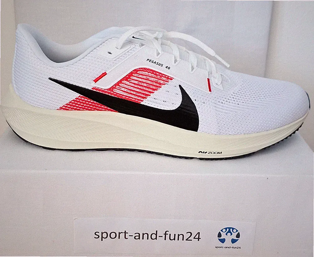 Nike Air Zoom Pegasus 40 EK Laufschuh FJ0686-100 Weiß Gr. 49,5