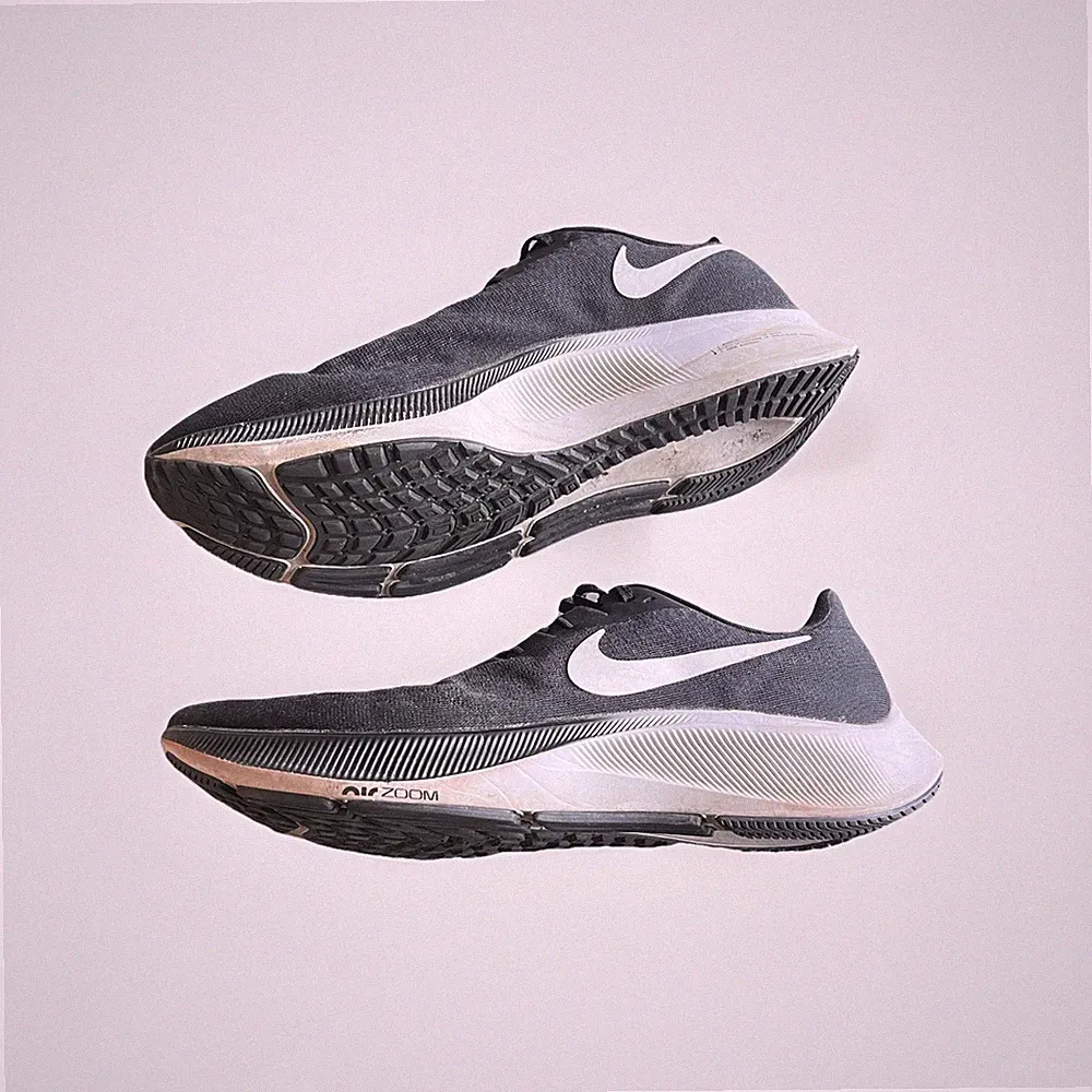 Nike Air Zoom Pegasus Laufschuhe Sneaker Herren Schwarz Weiß Größe 42,5