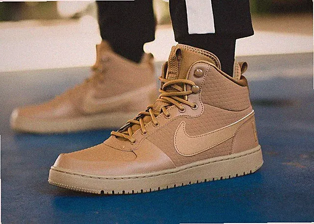 Nike Court Borough Mid Winter Braun Herren Sneaker Schuhe Gr. UK 6,5_7_7,5_8,5