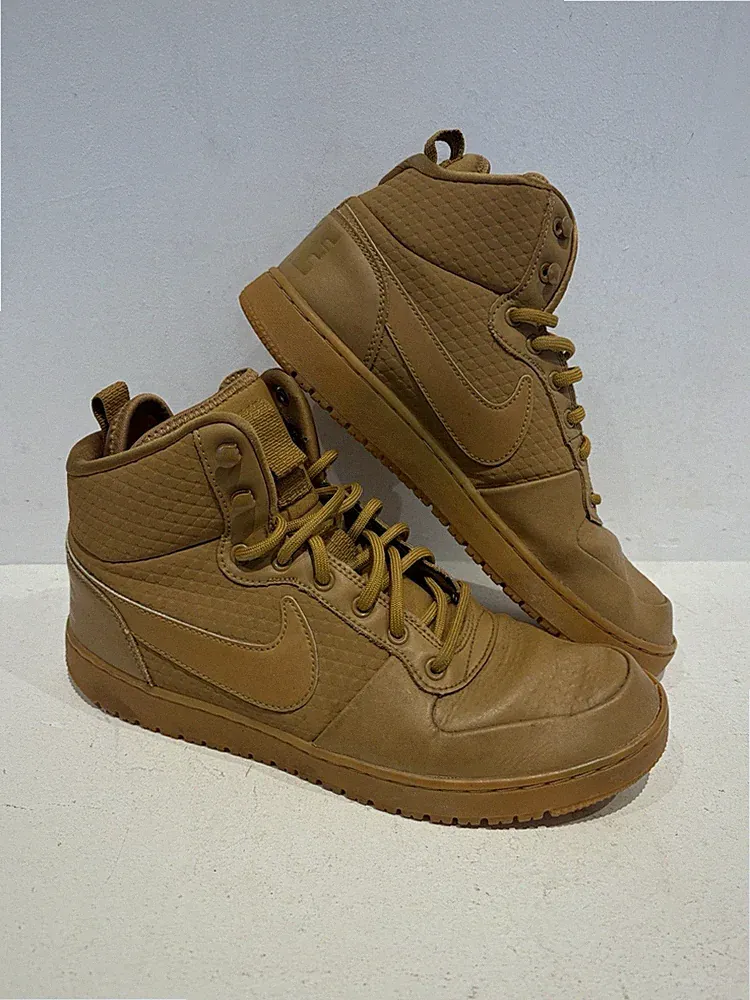 Nike Court Borough Mid Winter Braun Herren Sneaker Schuhe Größe UK 9,5 EU 44,5