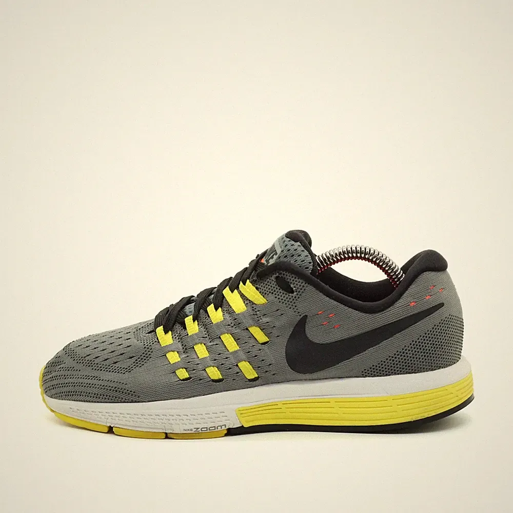 Nike Damen 818100-005 Sneaker Grau Gelb Mesh Low-Top Zoom Laufschuh EU 37.5