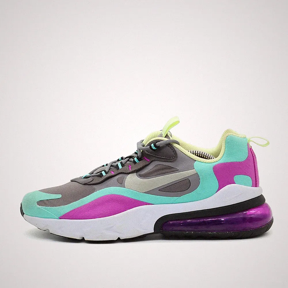 Nike Damen Air Max 270 React Schuhe Multicolor Mesh ämpfung Sneaker EU 39