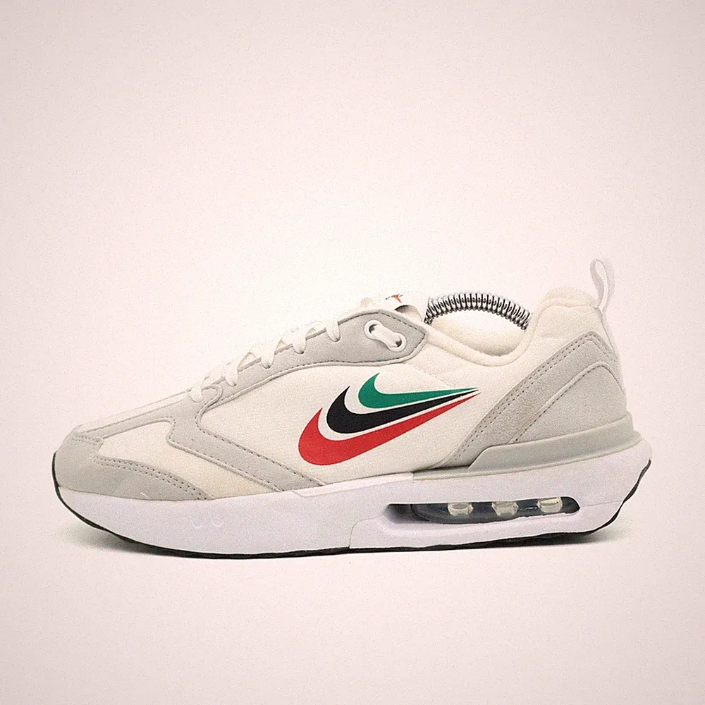 Nike Damen Air Max Motif Schuhe Weiß Grau Multicolor Low-Top Sneaker EU 38