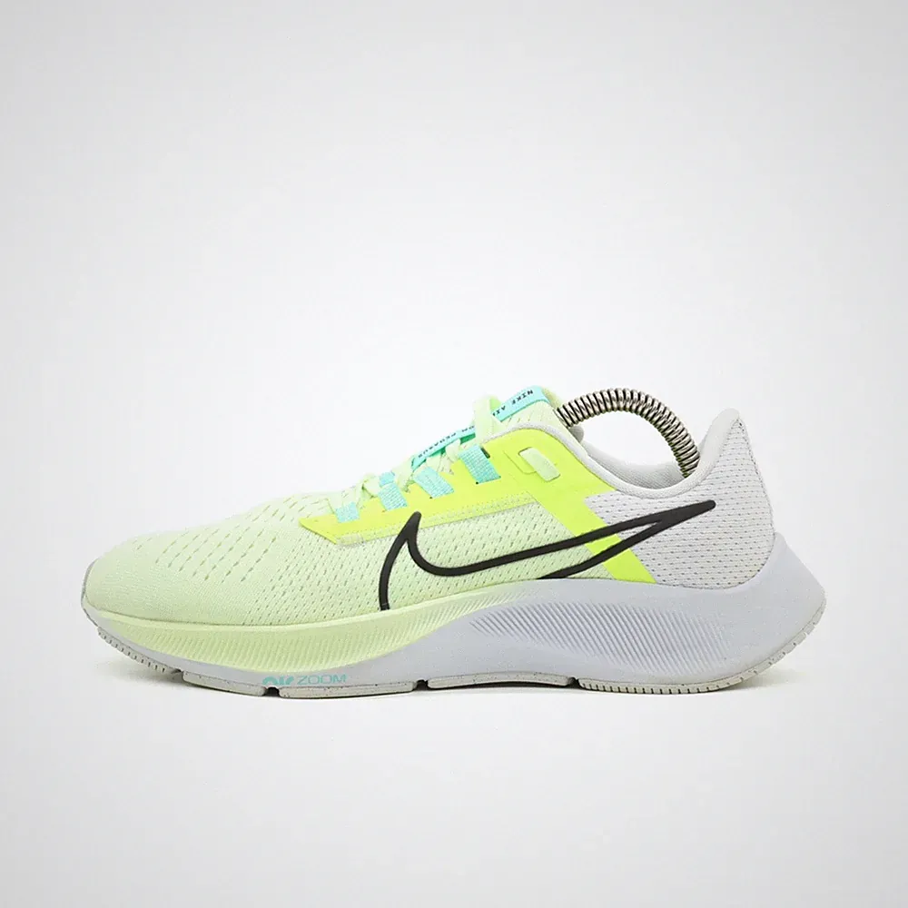 Nike Damen Air Zoom Pegasus 38 Schuhe EU 37.5 Weiß Gelb CW7358-700 Low Top