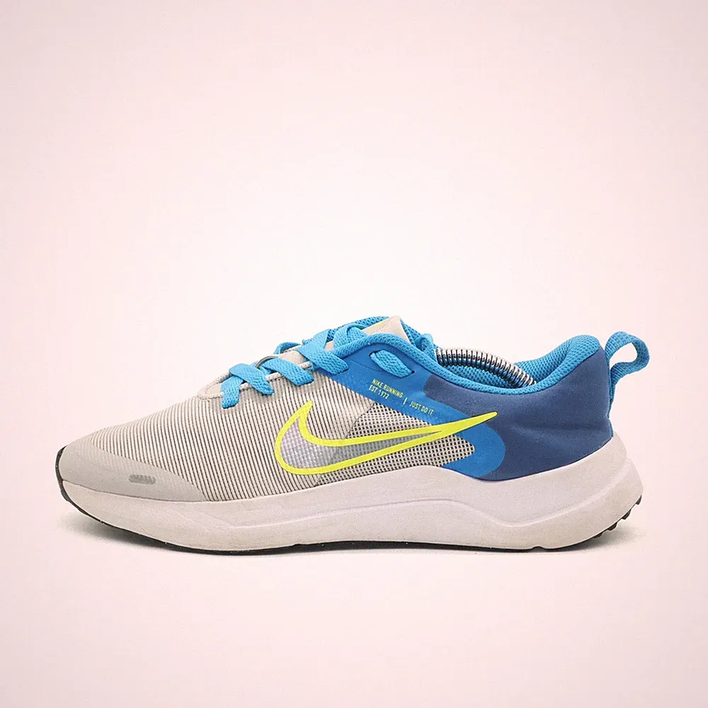 Nike Damen Downshifter 12 Sneaker Blau Grau Gelb Mesh Leicht Laufschuh EU 40