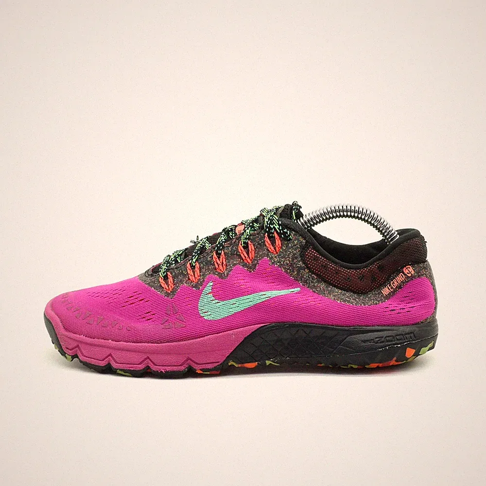 Nike Damen Zoom Kiger 2 Sneaker Pink Türkis Schwarz Low-Top Laufschuh EU 36.5