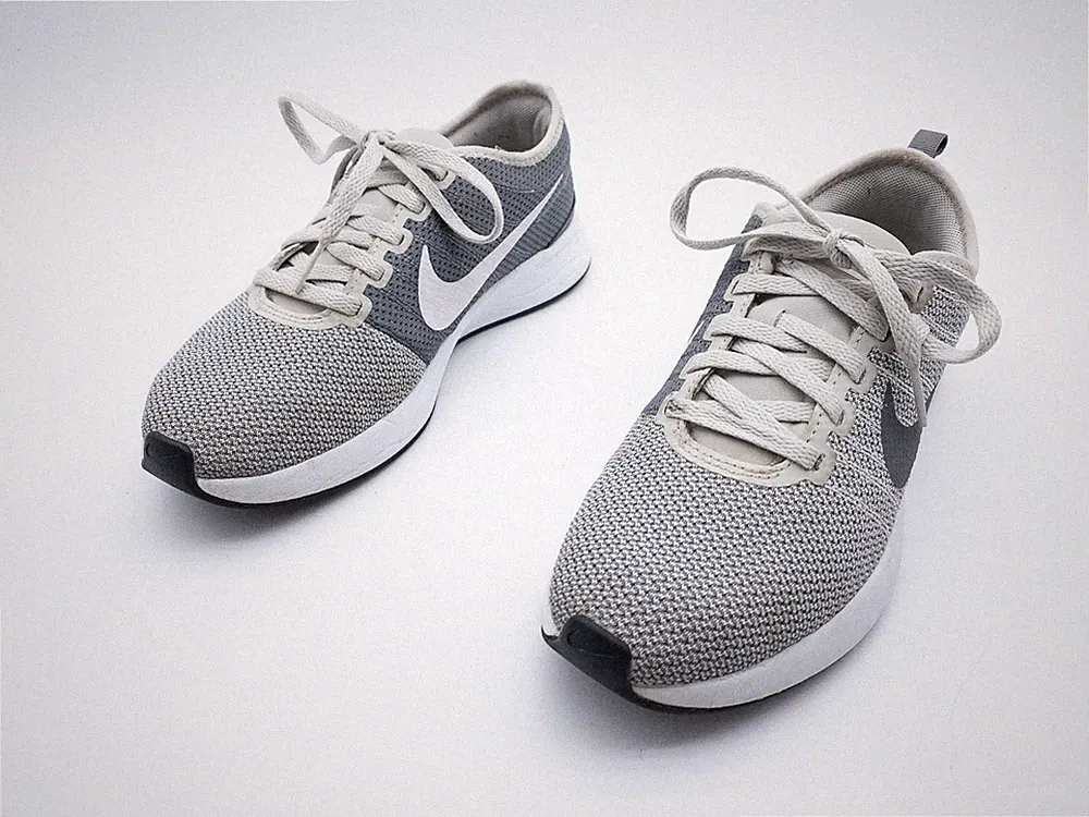 Nike Dualtone Racer Herren Turnschuhe Sportschuhe Grau Gr.37,5 EU Art. 39579-80