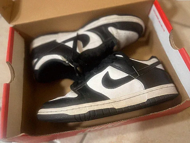 Nike Dunk Low Sportschuhe - Schwarz/Weiß, EU 38,5