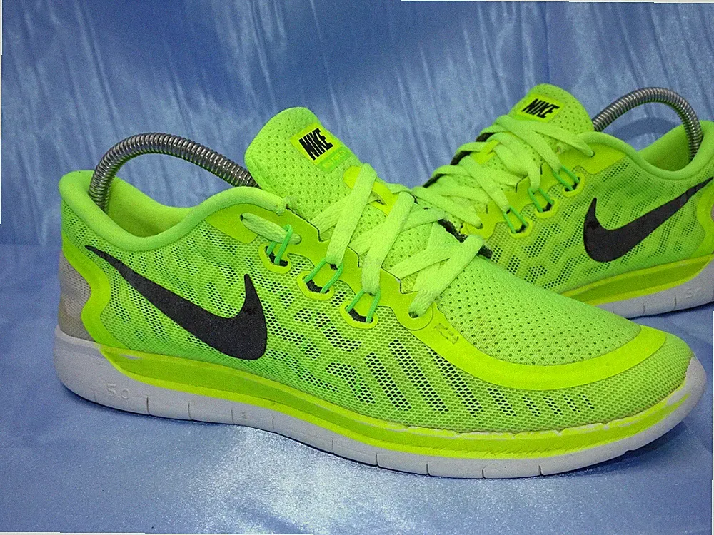 NIKE FREE 5.0 NEON VOLT GR 38 SNEAKER LAUFSCHUHE SCHUHE RUNNING ZOOM SPORT Z6