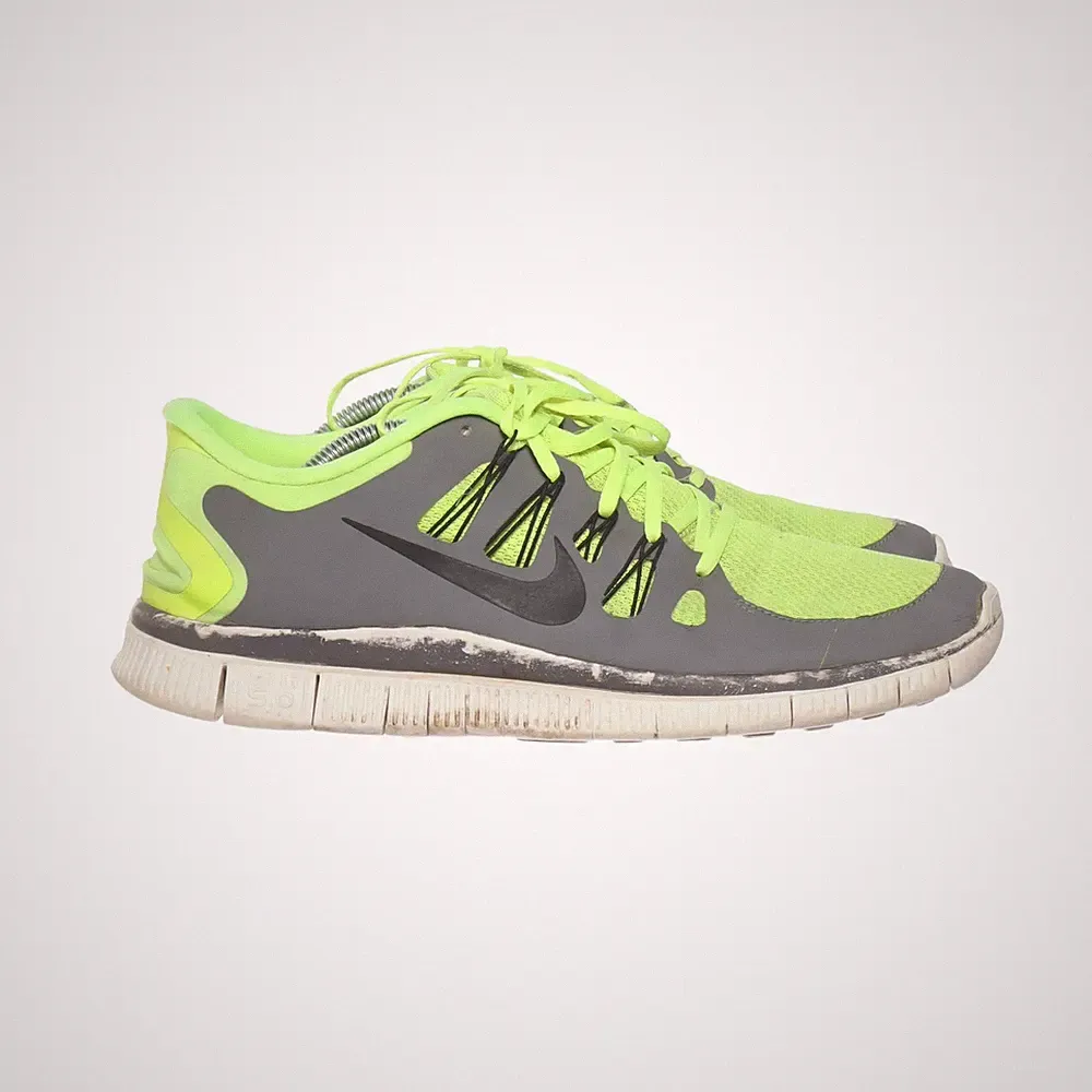 Nike Free, Laufschuhe, Größe: 46, Grau/Gelb, Herren #v5j