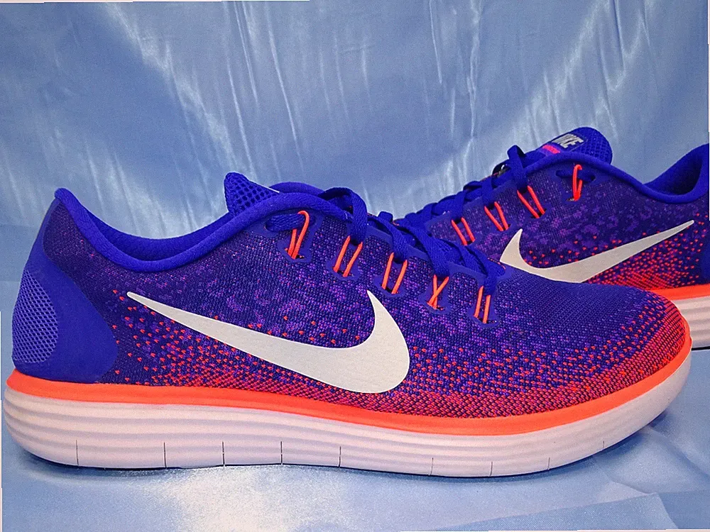 NIKE FREE RUN DISTANCE GR 47 48 LAUFSCHUHE BLAU SNEAKER LUNAR ZOOM SCHUHE