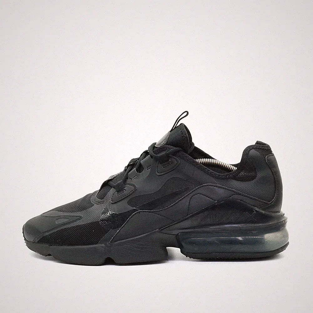 Nike Herren Air Max 2X Laufschuhe Schwarz Mesh/Leder ämpfung Sneaker EU 45,5