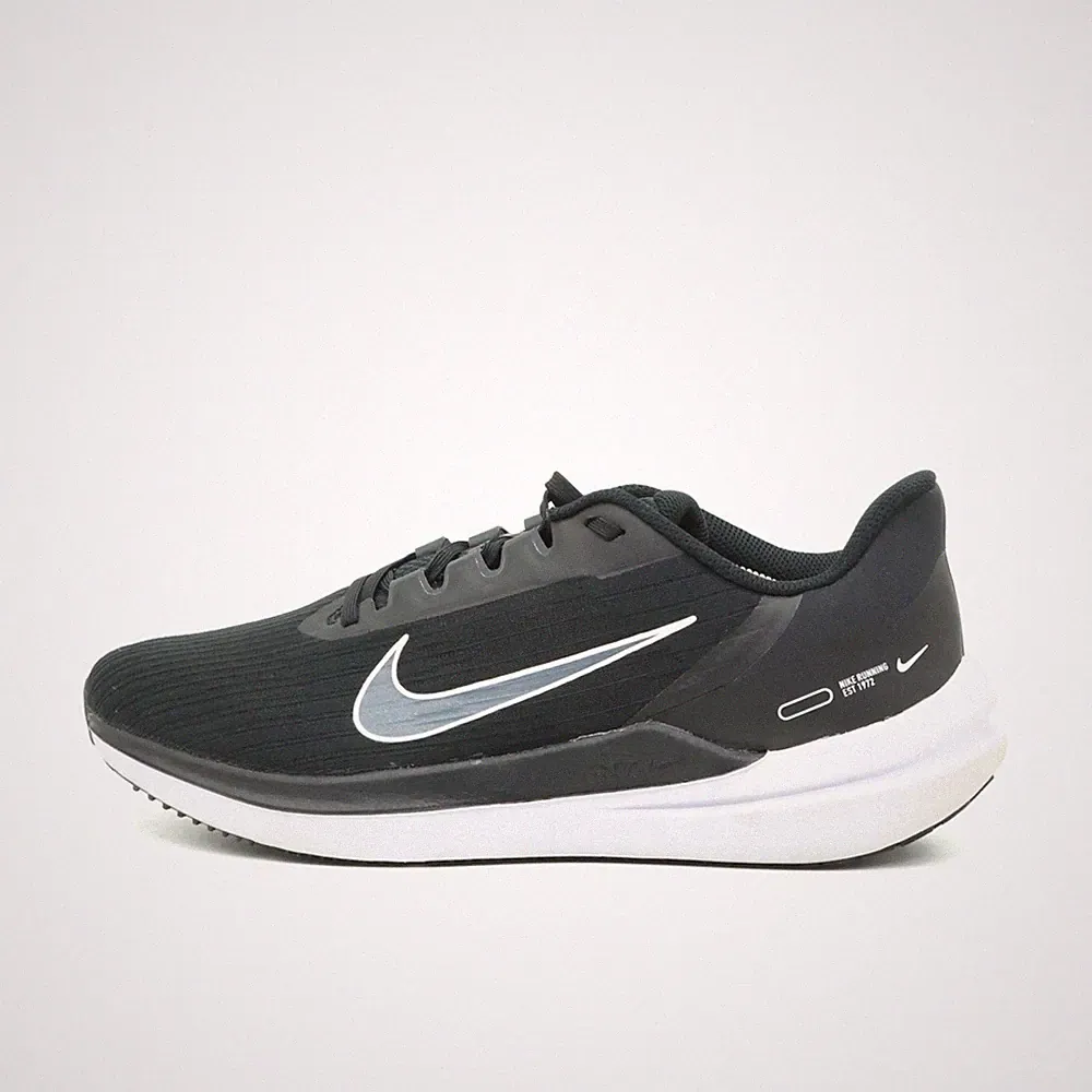 Nike Herren Air Winflo 10 Laufschuhe Schwarz Mesh Atmungsaktiv Laufschuh EU 44.5