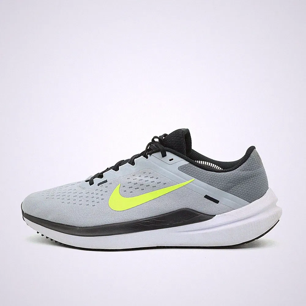 Nike Herren Air Winflo 10 Sneaker Grau/Neon Gelb Mesh ämpfung Laufschuhe EU 44.5