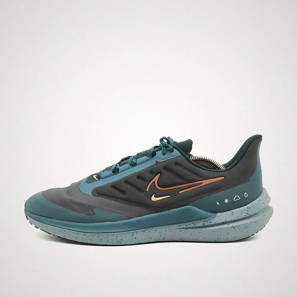Nike Herren Air Winflo Shield Sneaker EU 44.5 dunkelgrau/türkis DM1106-002