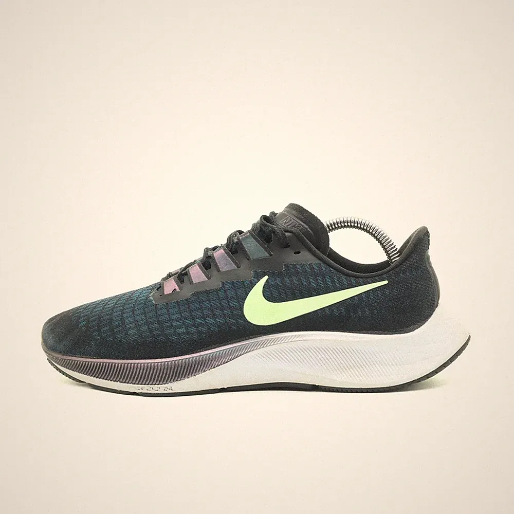 Nike Herren Air Zoom Pegasus 36 Sneaker Schwarz/Grü Niedrig Laufschuhe EU 41