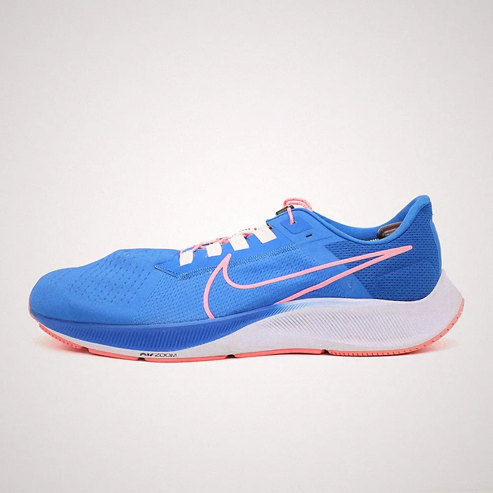 Nike Herren Air Zoom Pegasus 38 Sneaker Blau Mesh Leicht Laufschuh EU 49.5