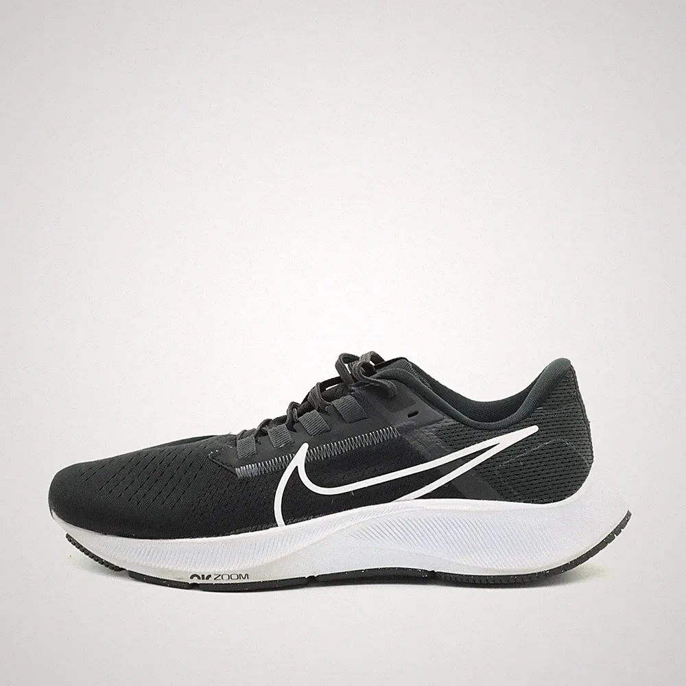 Nike Herren Air Zoom Pegasus 38 Sneaker Schwarz Mesh Low-Top Laufschuh EU 41