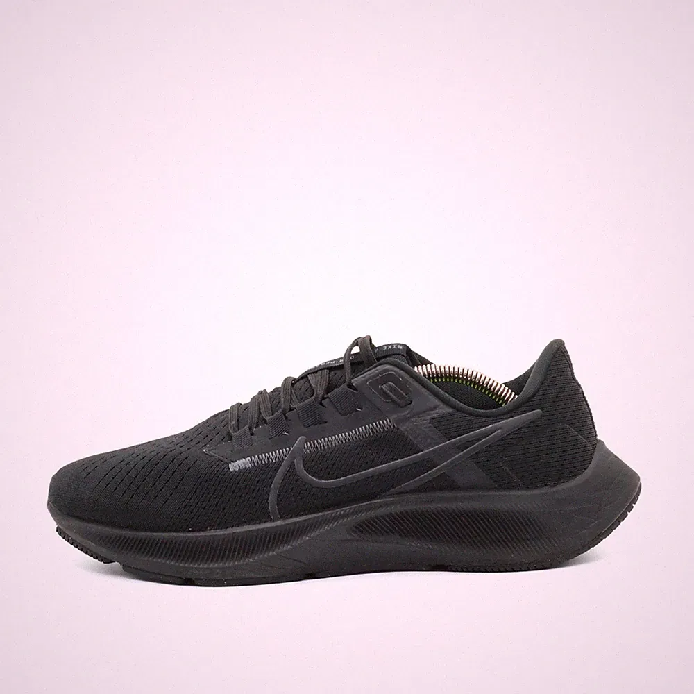 Nike Herren Air Zoom Pegasus 38 Sneaker Schwarz Mesh Low-Top Laufschuh EU 42