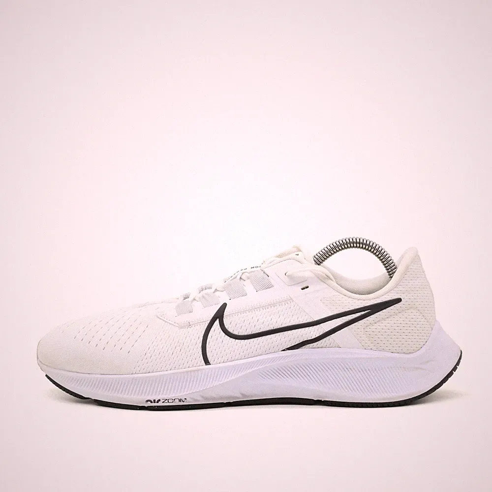 Nike Herren Air Zoom Pegasus 38 Sportschuhe Weiß Mesh Low-Top Laufschuhe EU 43