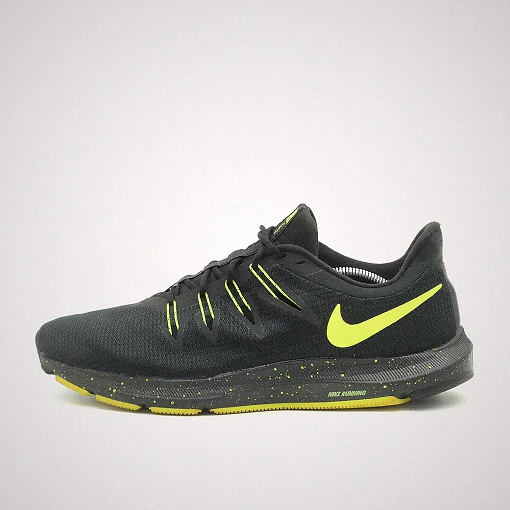 Nike Herren Air Zoom Winflo 6 Sneaker Schwarz/Gelb Running Laufschuhe EU 47.5