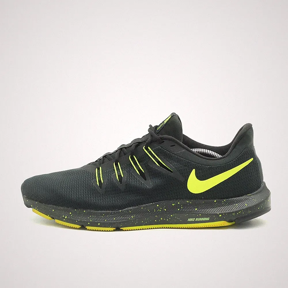 Nike Herren Air Zoom Winflo 6 Sneaker Schwarz/Gelb Running Laufschuhe EU 47.5
