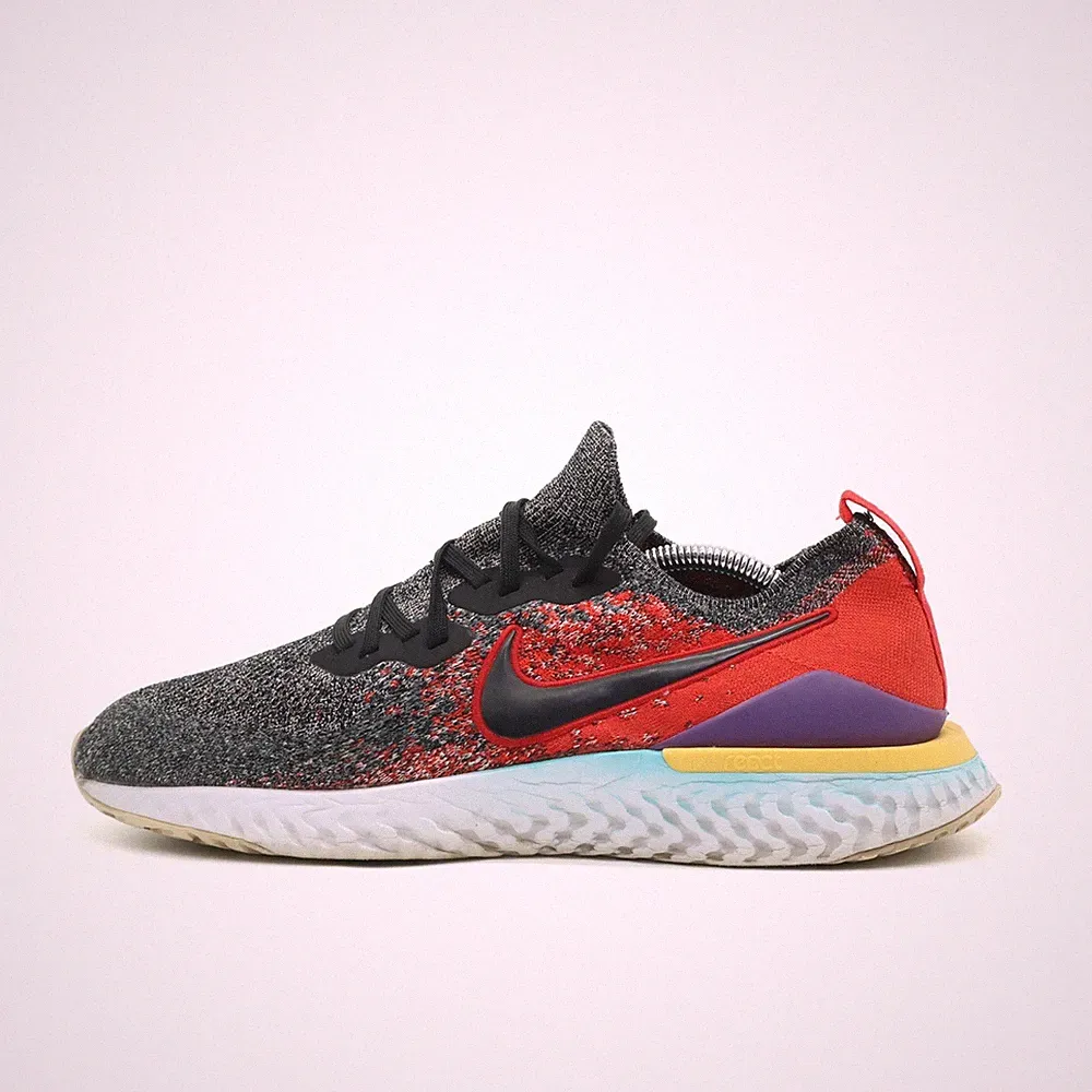 Nike Herren Epic React Flyknit 2 Sneaker Multicolor Niedrig Laufschuh EU 45