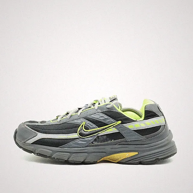 Nike Herren Initiator Sneaker EU 45 Grau/Schwarz/Neongelb 395662-023 Lauf