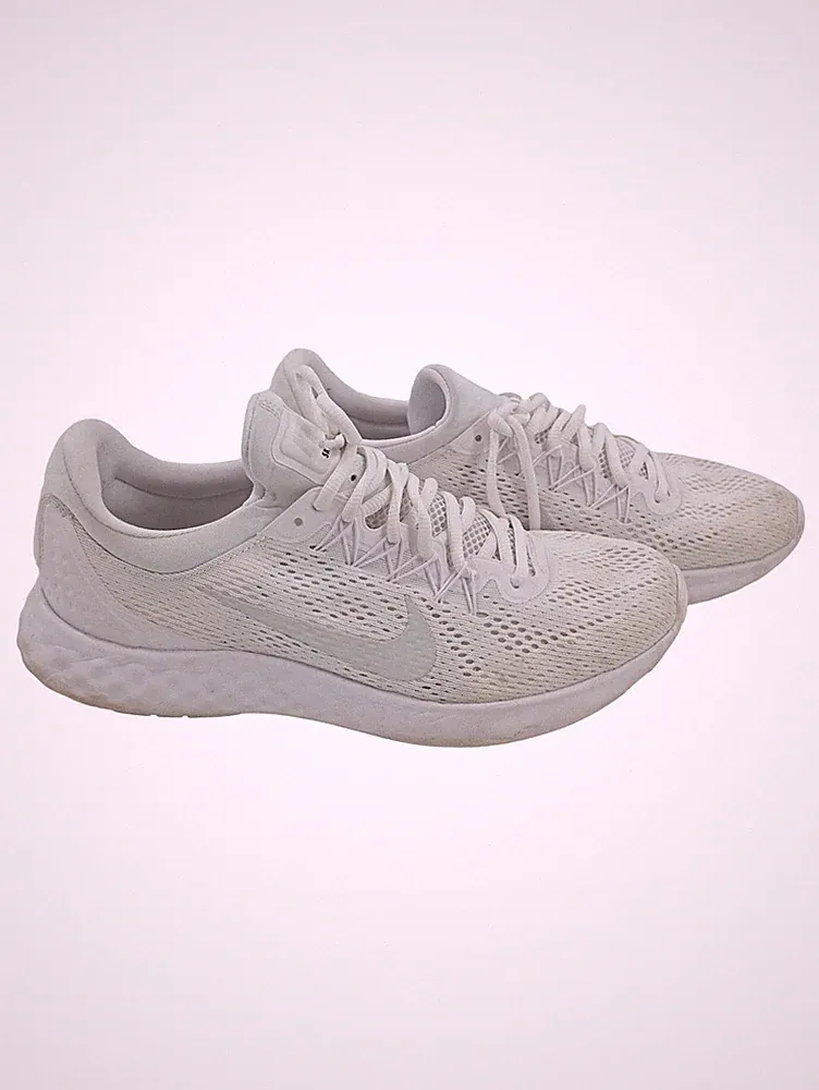Nike Herren Laufschuhe Sportschuhe Weiß Größe 45.5