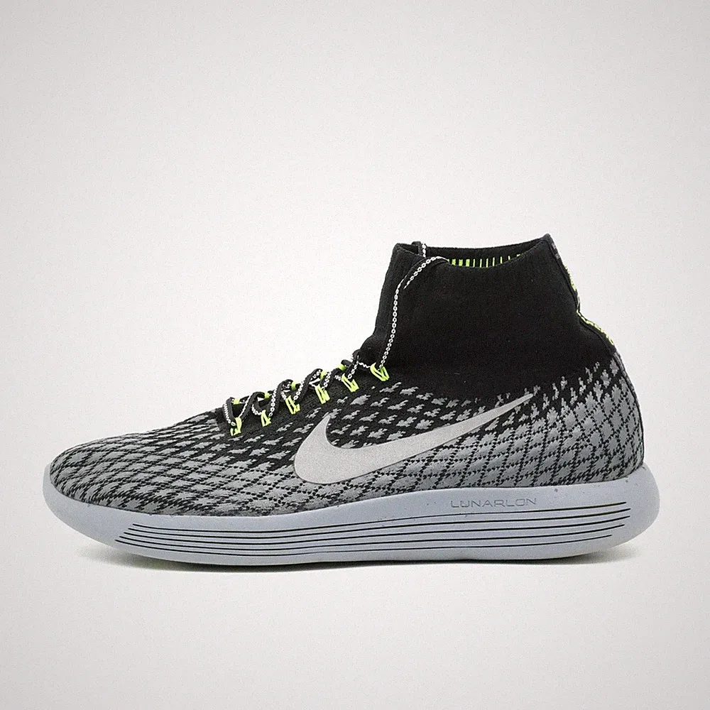 Nike Herren LunarEpic Sneaker EU 47,5 Grau/Schwarz 849664-001