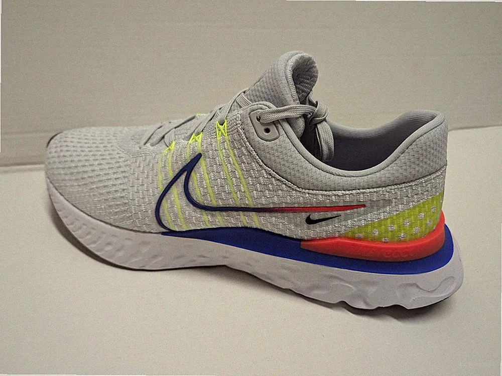 Nike Herren React Infinity 3 Laufschuhe in 49,5 UK 14 DX3353 001 grau/blau NEU