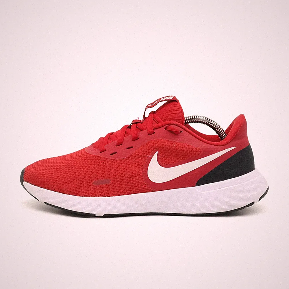 Nike Herren Revolution 5 Schuhe Rot Textil Atmungsaktiv Laufschuhe EU 40.5