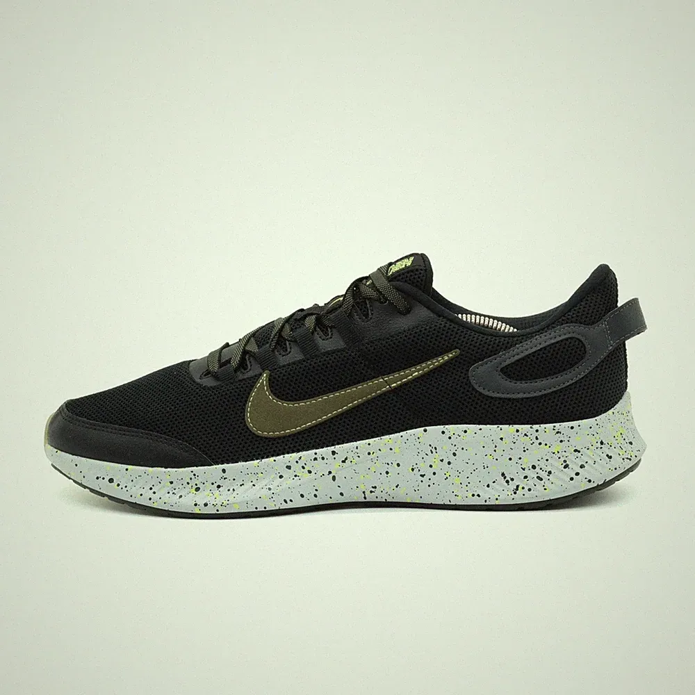 Nike Herren Revolution 5 Sneaker Schwarz/Gold/Weiß Leichtgewicht Laufschuh EU 45