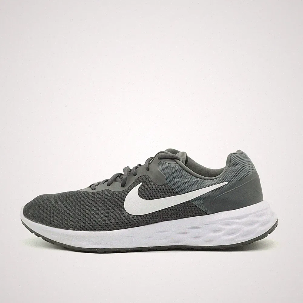 Nike Herren Revolution 6 Laufschuh Anthrazit Mesh Atmungsaktiv Sneaker EU 49.5