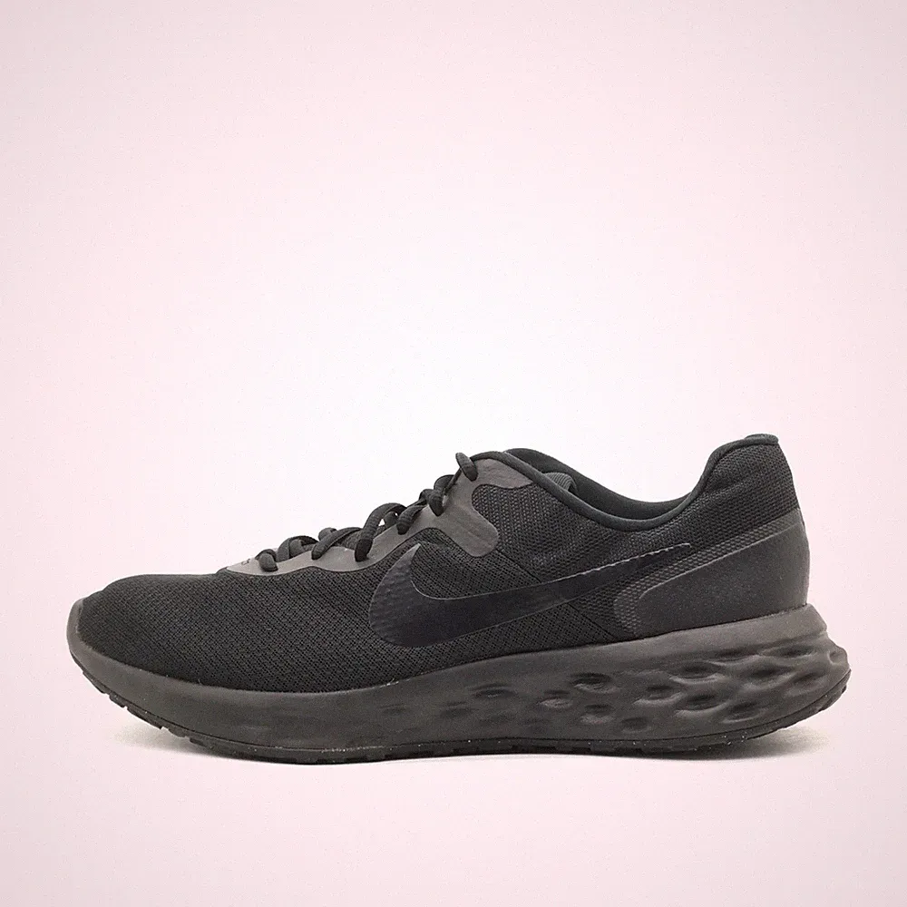 Nike Herren Revolution 6 Laufschuhe Schwarz Mesh Atmungsaktiv Sneaker EU 48.5